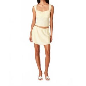 NEW NIA tiny mini skort in yellow